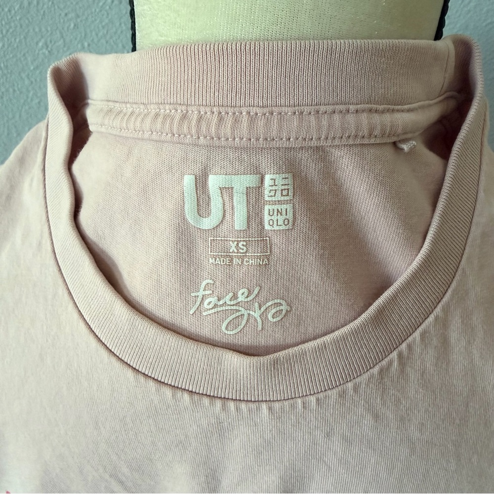 Uniqlo Light Pink Tee - Picture 7 of 12